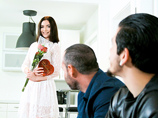 familystrokes maddie winters - Stepbrothers Valentine's Day Surprise