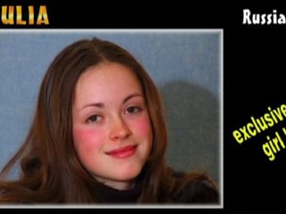 3027 - Pretty Teen Julia Tries Anal in the Private Casting