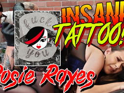 thumb 101 - Rosie Rayes Gets an Asshole Tattoo then takes a cream pie!